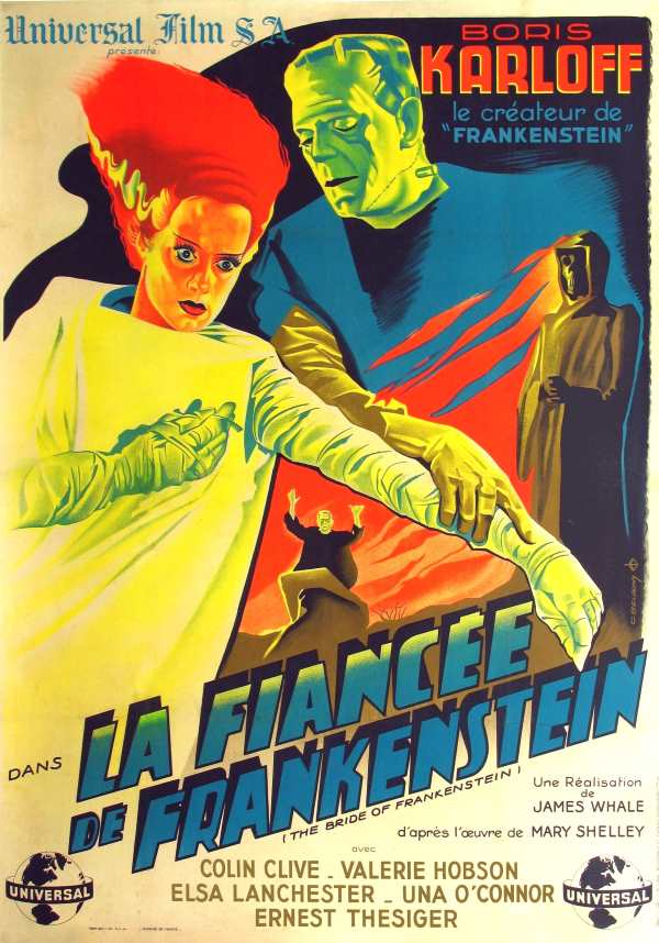 La fiancée de Frankenstein, l'affiche