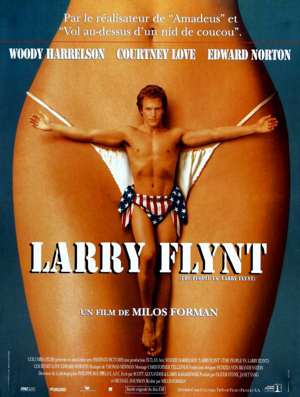 Larry Flynt, l'affiche cinéma