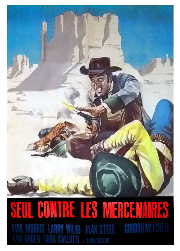 Seul contre les mercenaires, l'affiche