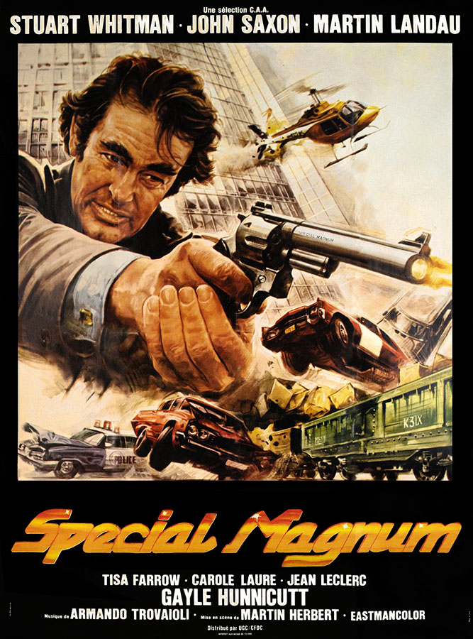 Affiche de Spécial magnum, avec Stuart Whitman (Alberto de Martino)