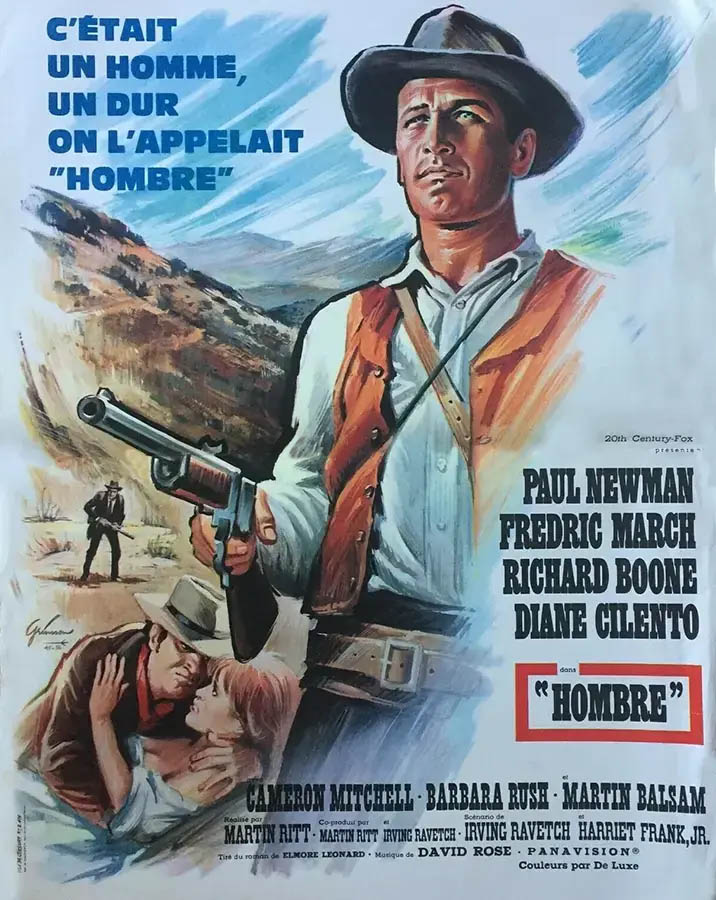 Affiche de Hombre de Martin Ritt, avec Paul Newman