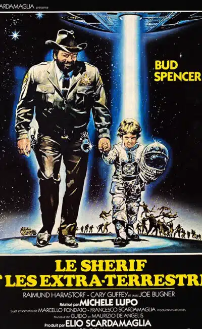 Le shérif et les extra-terrestres, affiche du film avec Bud Spencer