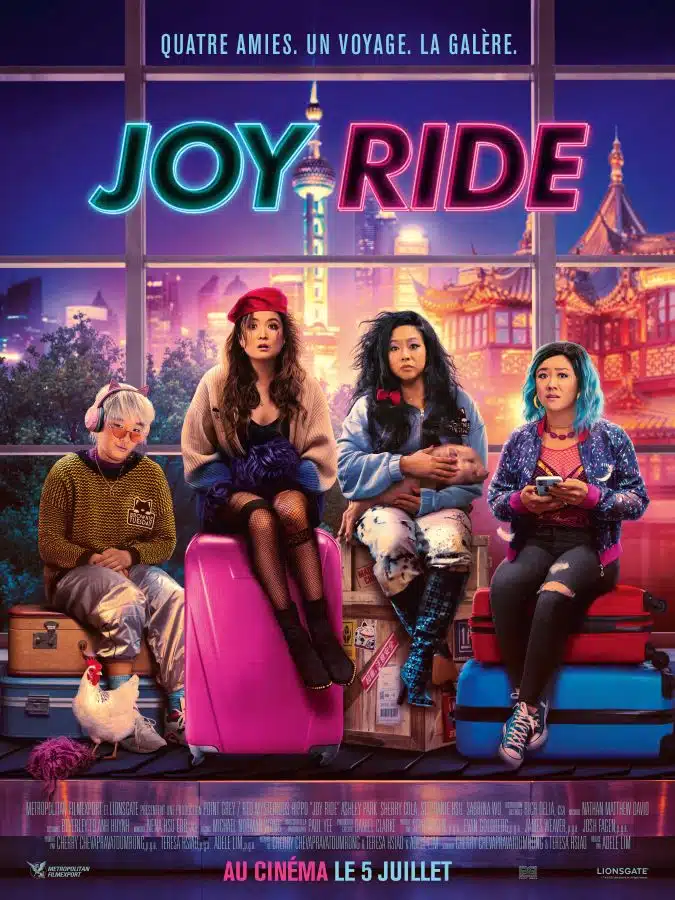 Affiche de Joy Ride, film d'Adele Lim (2023)