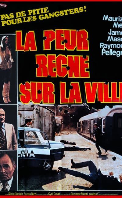La peur règne sur la ville, affiche du film de Giusepe Roseti