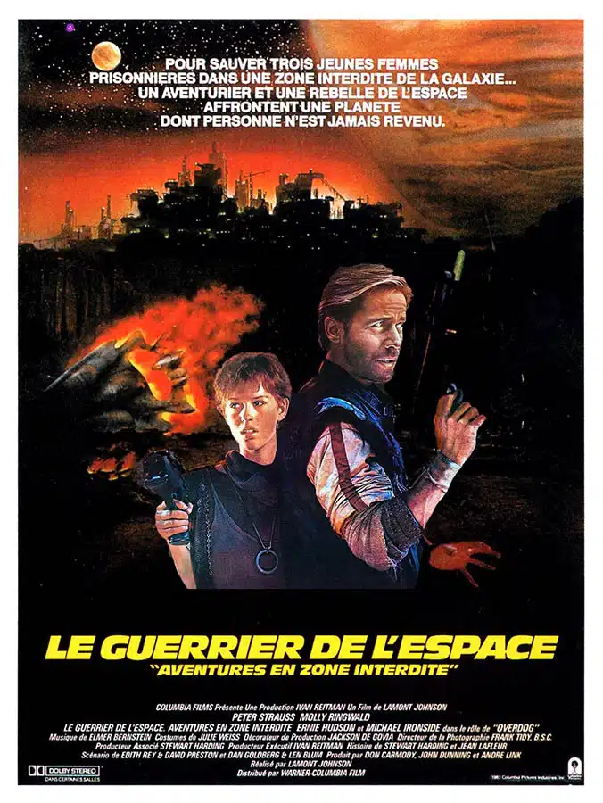 Le guerrier de l'espace, aventures en zone interdite, affiche