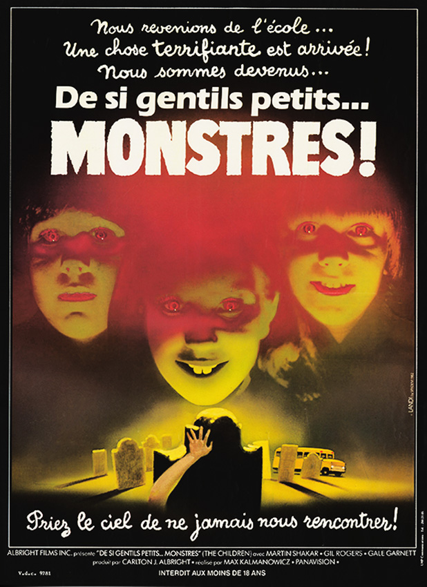 De si gentils petits monstres, affiche française signée Landi (1983)