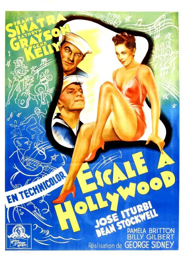 Escale à Hollywood, l'affiche