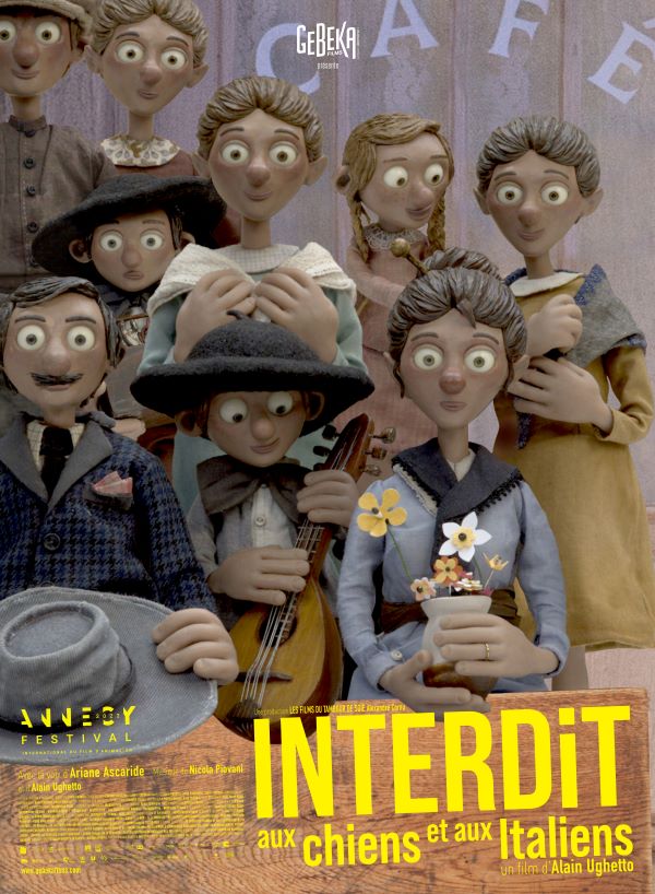 Interdit aux chiens et aux Italiens, l'affiche