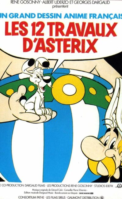 Les 12 travaux d'Astérix, l'affiche