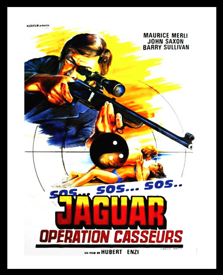 SOS Jaguar Opération Casseurs, affiche du film d'Umberto Lenzi