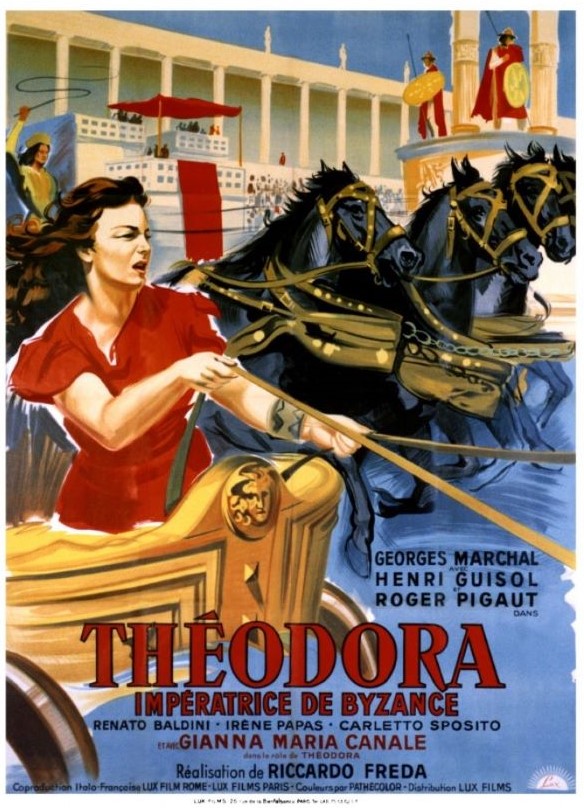 Theodora, impératrice de Byzance, l'affiche