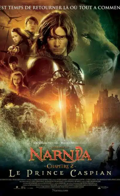 Le monde de Narnia chapitre 2, le prince Caspian, l'affiche