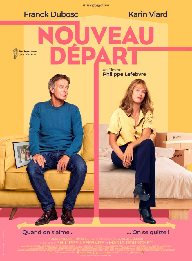 Affiche de Nouveau départ de Philippe Lefebvre, avec Franck Dubosc et Karin Viard