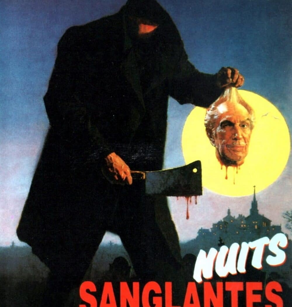 Affiche française de "Nuits sanglantes"