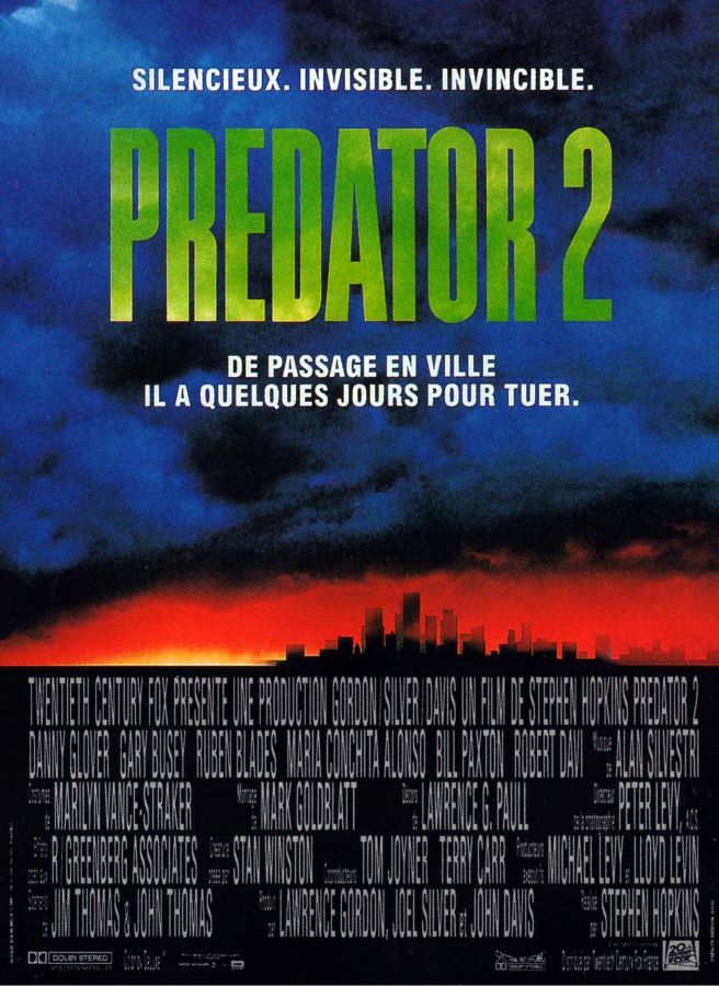 Affiche française de Predator 2