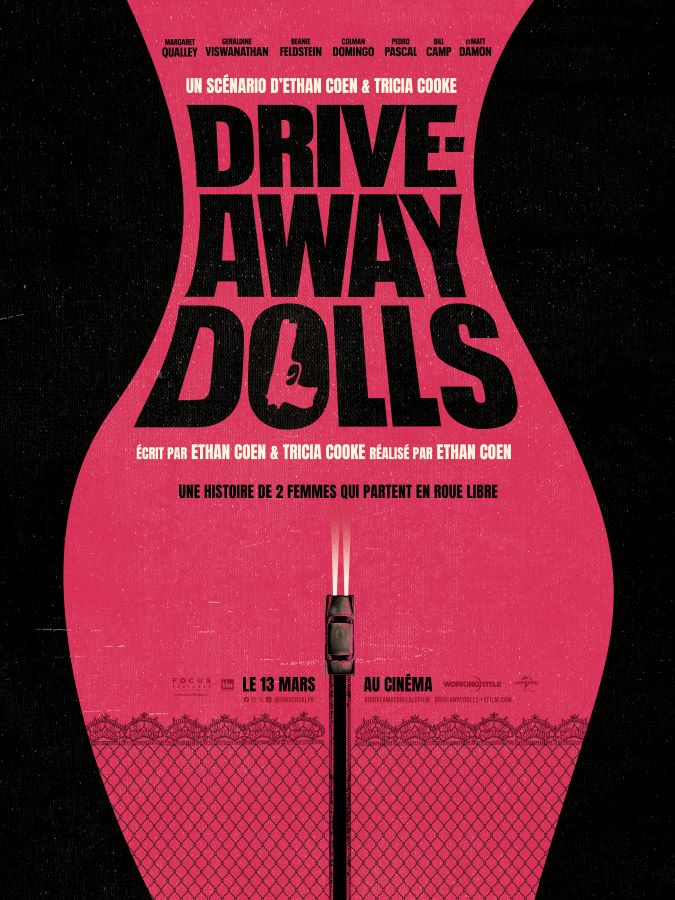 Drive Away Dolls d'Ethan Coen, affiche