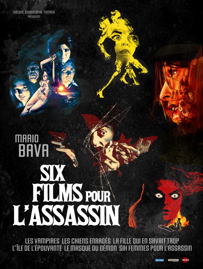 Six films pour l'assassin de Mario Bava, affiche 2023