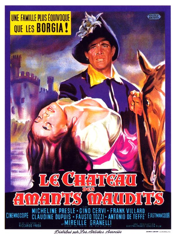 Le château des amants maudits, l'affiche