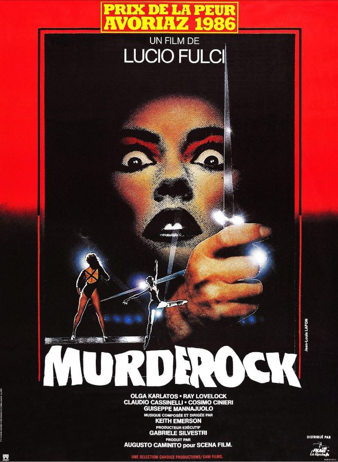 Affiche frrançaise du film Murderock de Lucio Fulci