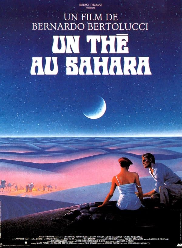 Un thé au Sahara, l'affiche