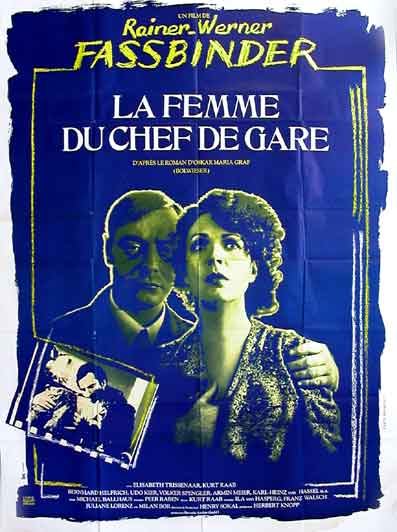 Affiche française de "La Femme du chef de gare" (1977) de Rainer Werner Fassbinder