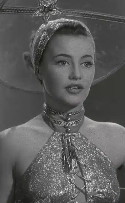 Jackie Loughery dans "Deux nigauds chez Vénus" (1953)