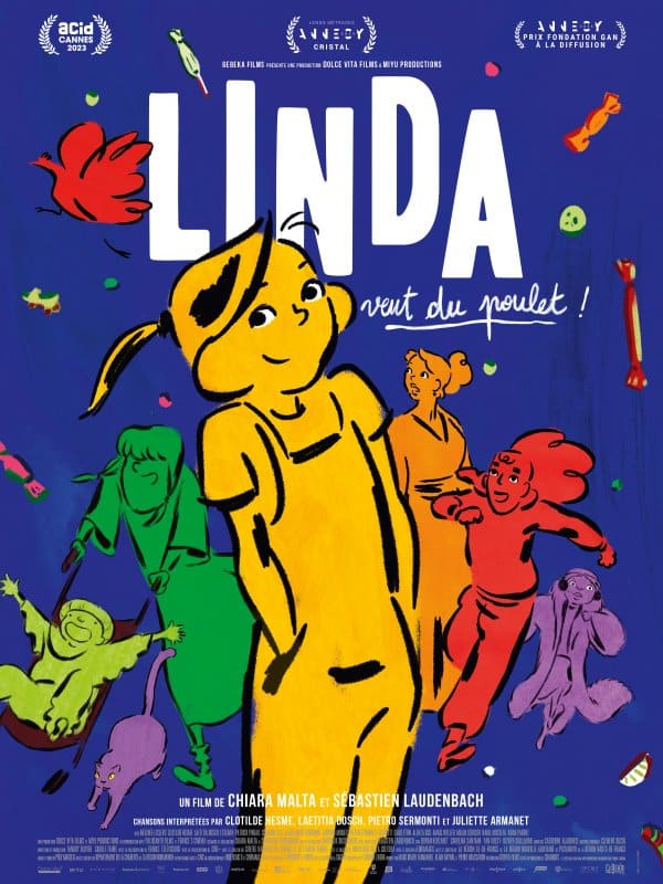 Linda veut du poulet!, l'affiche