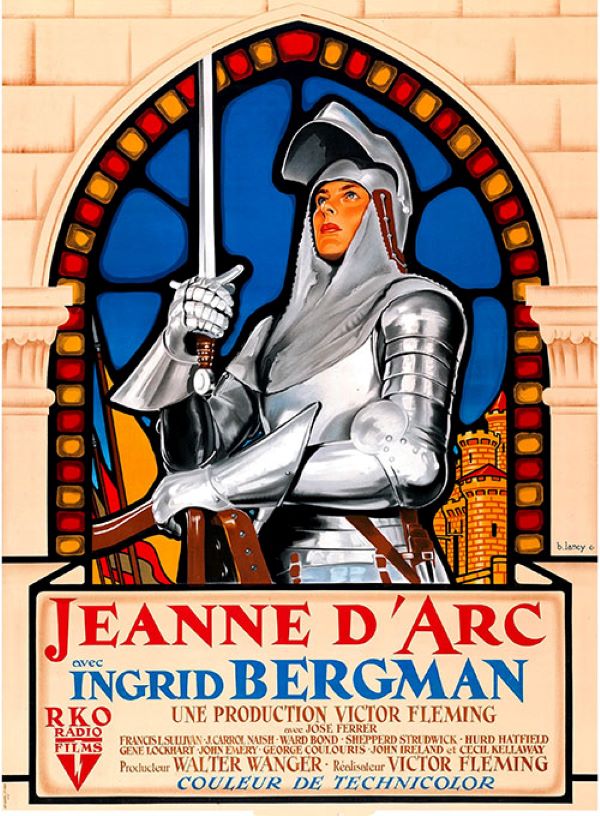 Jeanne d'Arc, l'affiche du film de 1948
