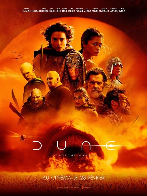 Dune 2ème partie, l'affiche