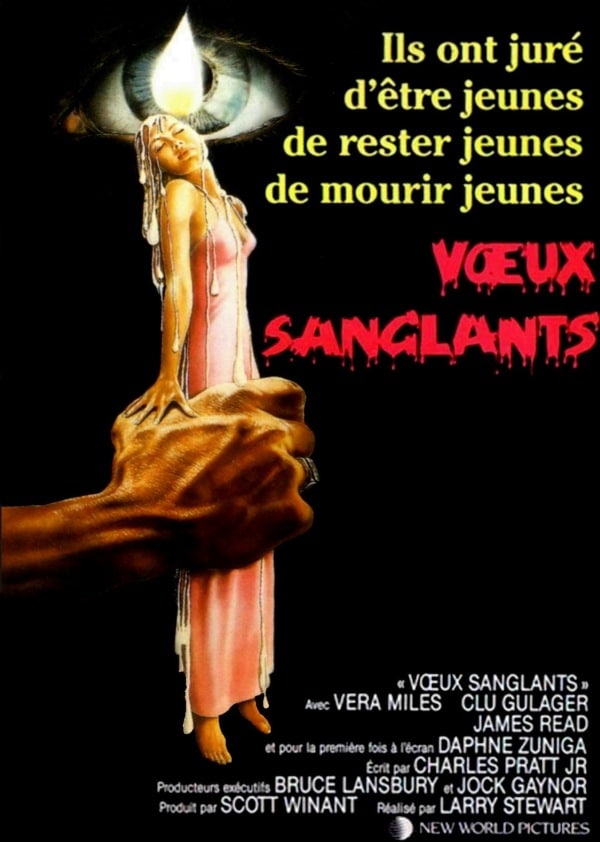 Voeux sanglants, jaquette VHS