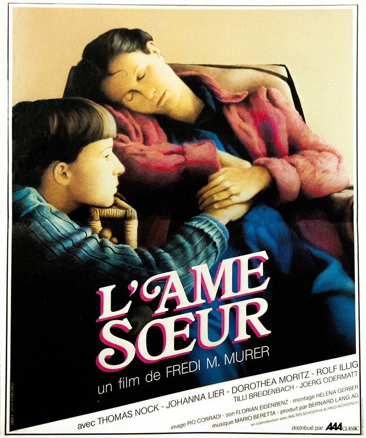 L'âme soeur, affiche originale (1986) du film de Fredi M. Murer