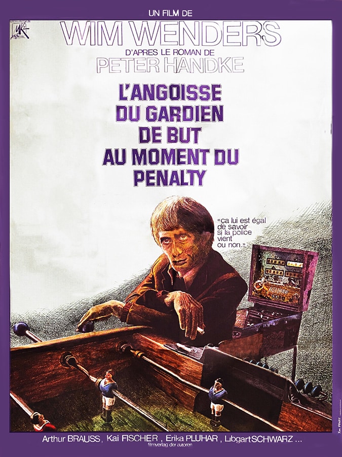 L'angoisse du gardien de but au moment du penalty, l'affiche