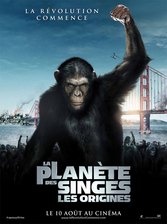 Affiche de La planète des singes - les origines (2011)