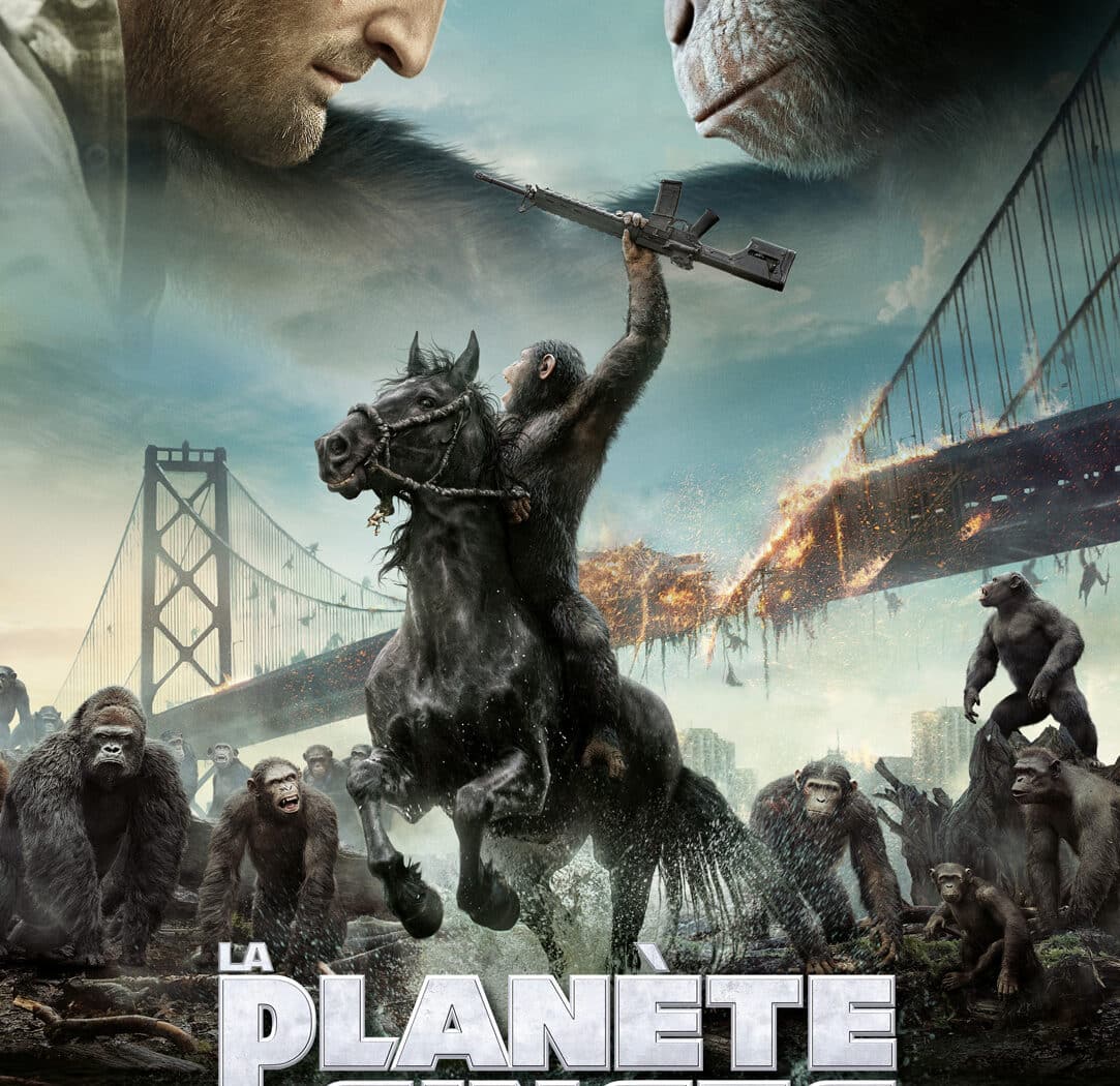 La Planète des Singes, l'affrontement, affiche du film