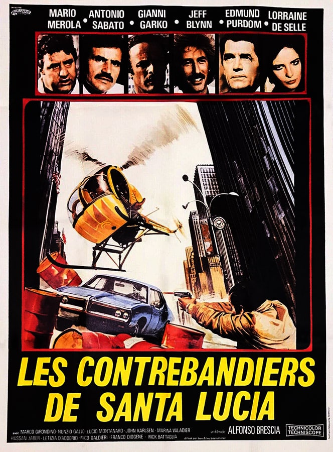 Les contrebandiers de Santa Lucia, l'affiche