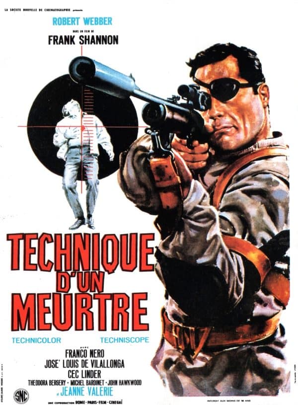 Technique d'un meurtre, l'affiche