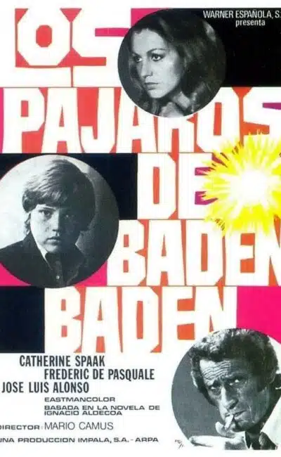 Los pajaros de Baden Baden, l'affiche espagnole