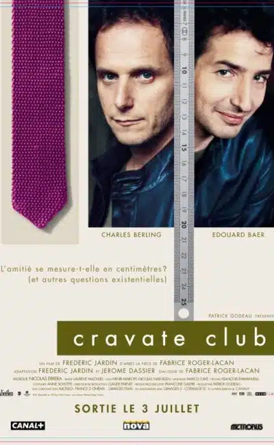 Affiche de Cravete Club, avec Charles Berling et Edouard Baer