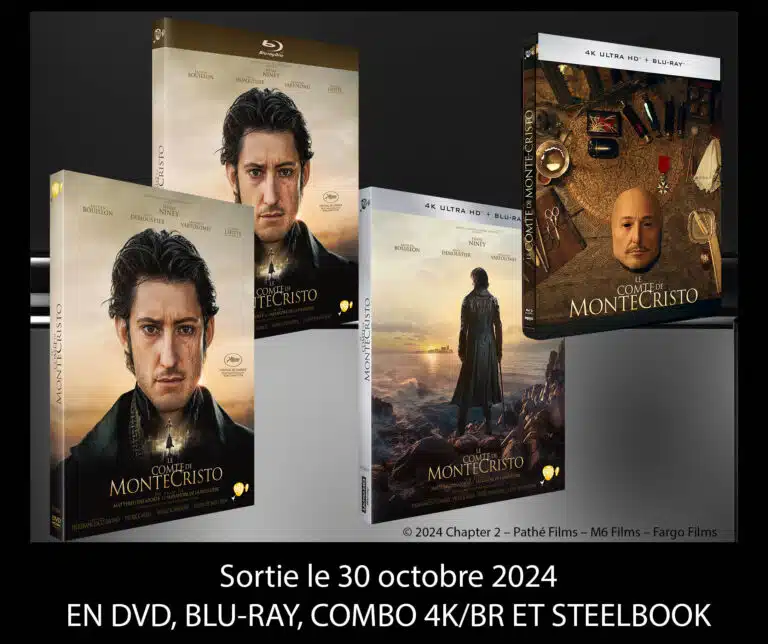 Le Comte de Monte-Cristo en vidéo le 30 octobre