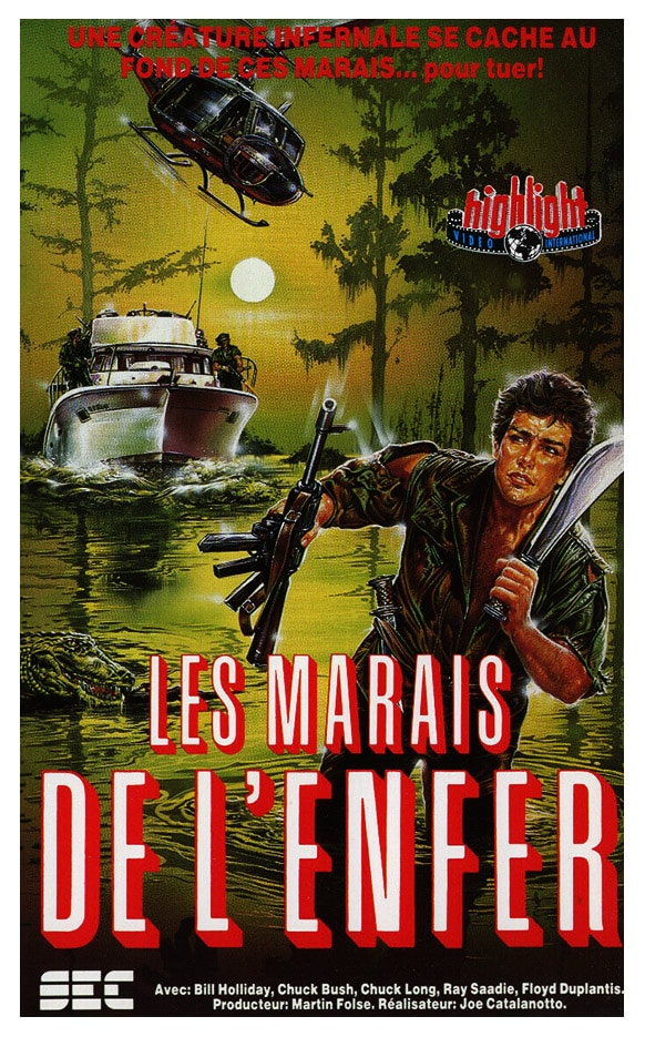 Jaquette VHS : Les marais de l'enfer