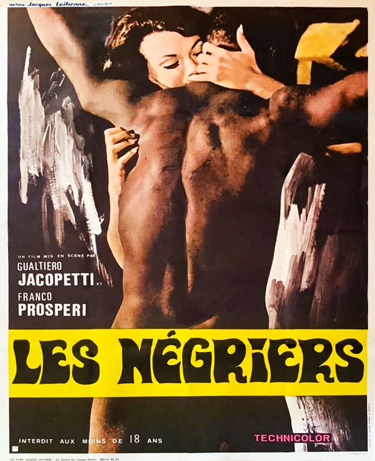 Les Négriers, affiche du film de Gualtiero Jacopetti et Franco Prosperi