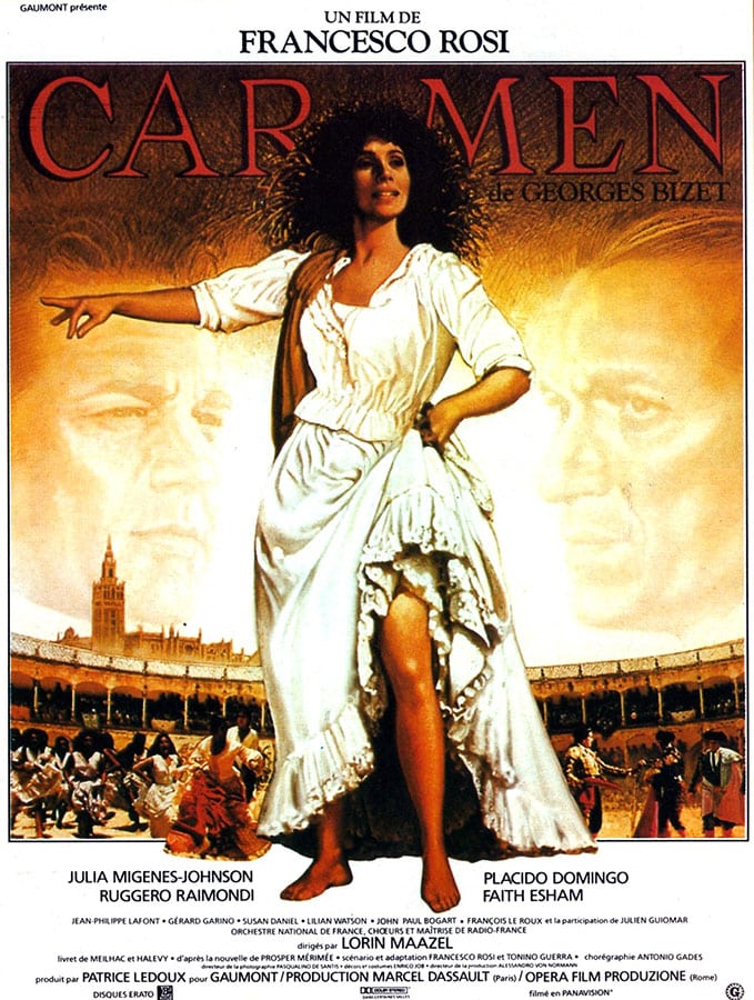 Affiche de Carmen de Francesco Rosi (1984), avec Julia Migenes