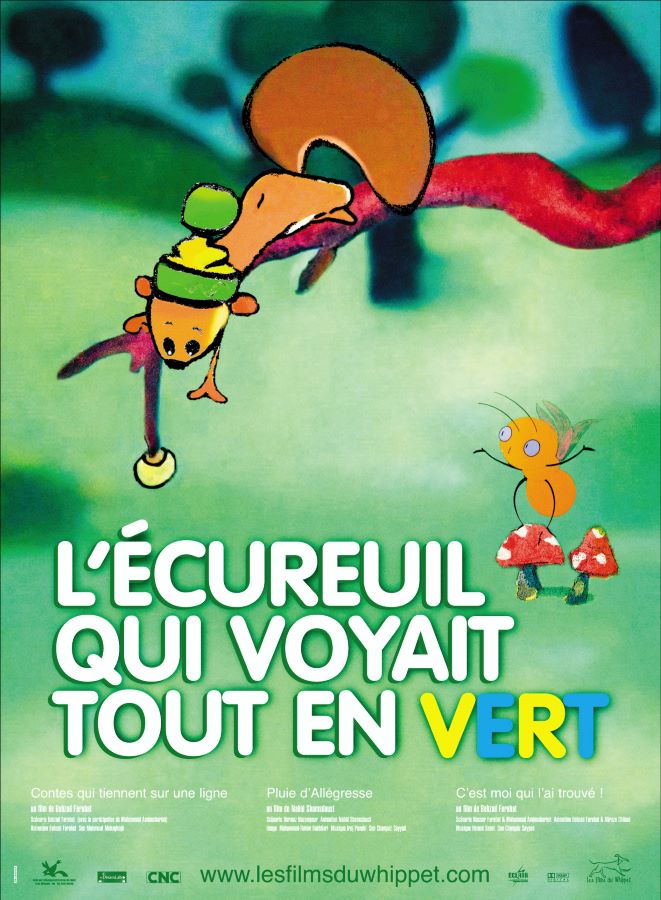 L'écureuil qui voyait en vert, affiche