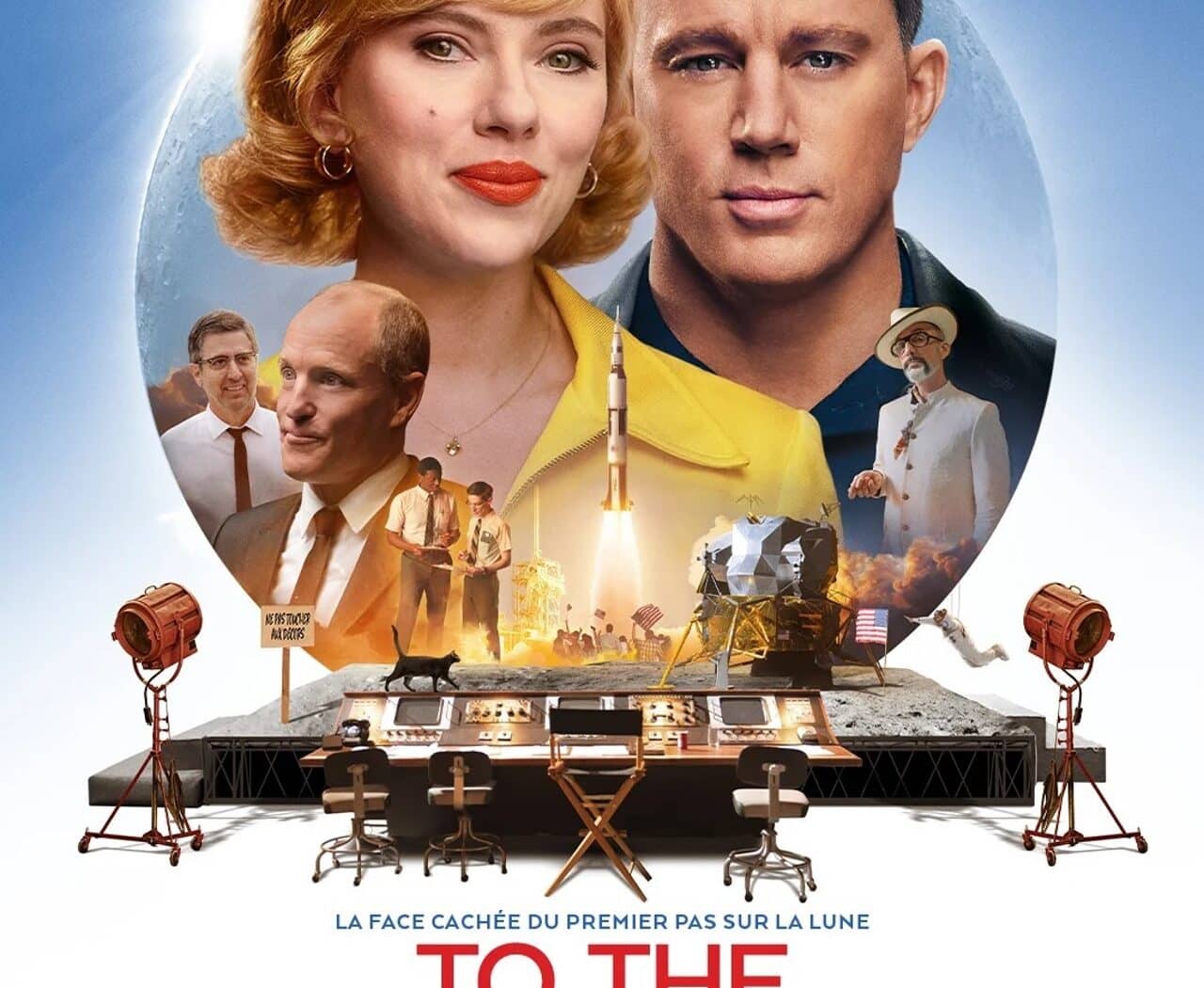 Affiche de To the Moon, avec Scarlett Johansson et Channing Tatum
