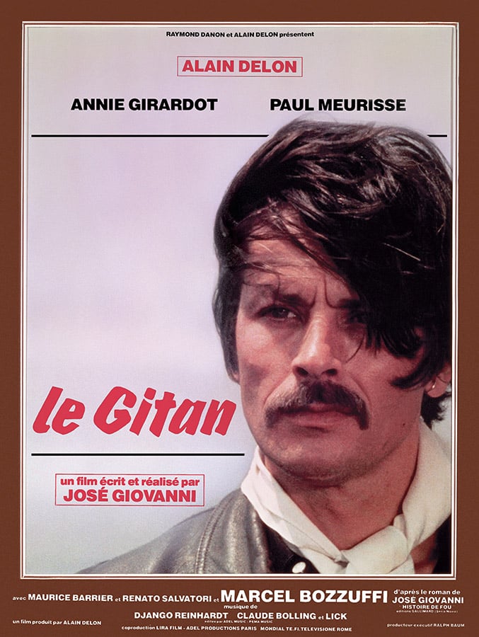 Le gitan, affiche reprise du classique avec Alain Delon