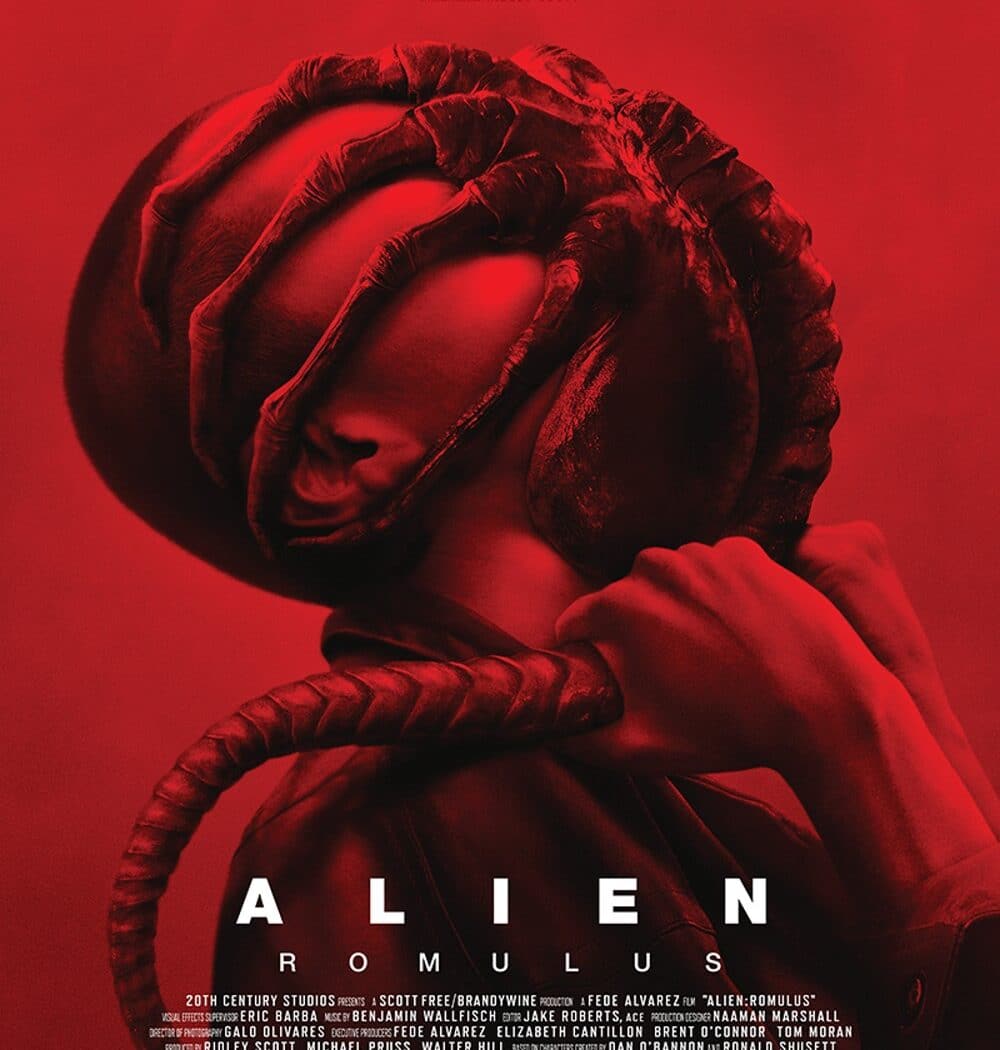 Affiche cinéma définitive d'Alien Romulus