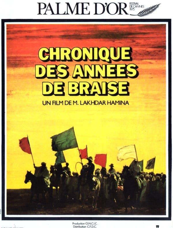 Chronique des années de braise, l'affiche