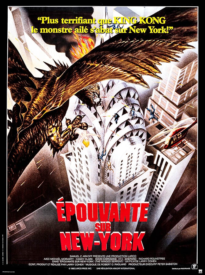 Affiche d'Epouvante sur New York de Larry Cohen