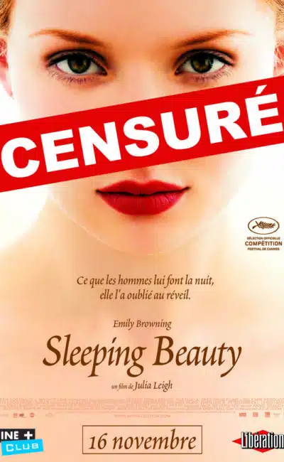 Affiche censurée de Sleeping Beauty