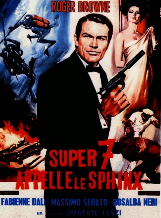 Affiche française de "Super 7 appelle le Sphinx" (1965)